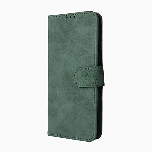 TAUYN Hülle für Nokia G21/Nokia G11, Premium PU/TPU Leder Handyhülle, Stoßfest Flip Brieftasche Handy Cover, mit Kartenfach - Grün von TAUYN