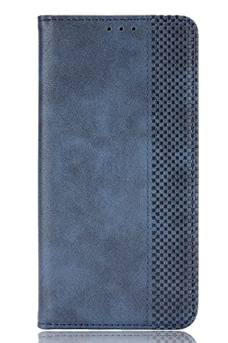 TAUYN Hülle für Nokia G22, Premium Leder PU/TPU Flip Folio Tasche Handyhülle, mit [Kartenfach] [Magnetverschluss] Standfunktion Brieftasche Handy Cover - Blau von TAUYN