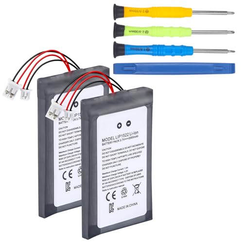 2Pack 2000mAh PS4 PS4 Pro Controller Akku Li-Ion Akku Ersatz für Sony Playstation 4 CUH-ZCT2 CUH-ZCT2E CUH-ZCT1E CUH-ZCT1U 2Pack 2000mAh PS4 PS4 Pro Controller Akku Li-Ion Akku Ersatz für Sony Playstation 4 CUH-ZCT2 CUH-ZCT2E CUH-ZCT1E CUH-ZCT1U von TAYUZH