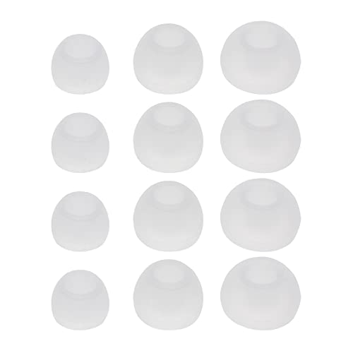 Ersatz-Ohrstöpsel aus weichem Silikon für In-Ear-Kopfhörer (Innenloch 4,5 mm Kopfhörer), 12 Stück von TAZIZI