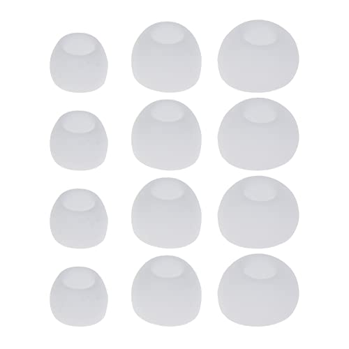 Ersatz-Ohrstöpsel aus weichem Silikon für In-Ear-Kopfhörer (Innenloch 4,5 mm Kopfhörer), 12 Stück von TAZIZI