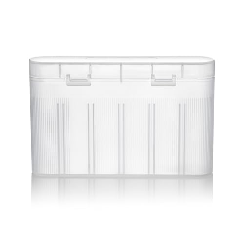 TAZIZI 1-Slot/6-Slot Semi Transparent Battery Storage Box For AA 18650 Batteries Portable Battery Holder Case Organizer TAZIZI 1-Slot/6-Slot Semi Transparent Battery Storage Box For AA 18650 Batteries Portable Battery Holder Case Organizer von TAZIZI