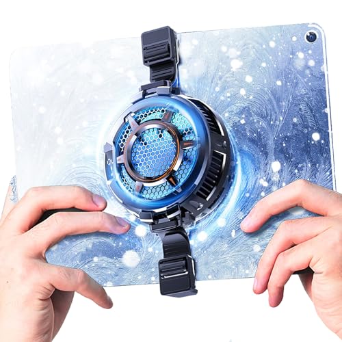 Magnetischer iPad Kühler 30W Tablet Cooler mit 3 Kühlmodi Mini Laptop Lüfter für Gaming Laptopkühler mit Typ-C Ladekabel, 2 Arten von Installationen, 10,5x10,5x3 cm Magnetischer iPad Kühler 30W Tablet Cooler mit 3 Kühlmodi Mini Laptop Lüfter für Gaming Laptopkühler mit Typ-C Ladekabel, 2 Arten von Installationen, 10,5x10,5x3 cm von TAZZOR