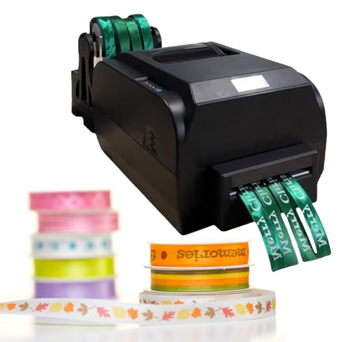 TBANVOO Mehrzeilen-Digitalbanddrucker, Satinband-Druckmaschine, Präge-Druckmaschine Für Verpackungen, Breite 25-108mm/20-50mm/12-20mm,Four von TBANVOO