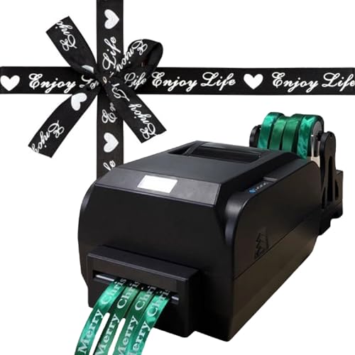 TBANVOO Personalisiertes Bandgerät Mit Bandhalter, Unterstützt 50+ Sprachen, Druckt Einfachen Text, Muster, Logos, Für Hochzeiten/Partys/Geburtstage,Four von TBANVOO