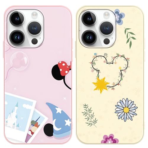 TBNMBGY 2 Stück HandyHülle für Xiaomi Redmi Note 11 Pro 4/5G 2022 6,67" Hülle, Schutzhülle mit Süß Niedlich Muster Mädchen Frauen Case Stoßfest TPU Silikon Cover für Redmi Note 11 Pro von TBNMBGY