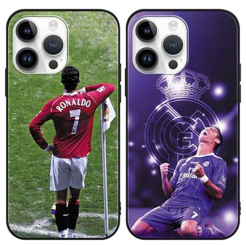 TBNMBGY 2 Stück Handyhülle für Samsung Galaxy A16 5G Hülle 6.7", Fußball Legend Player Cool Mode Sport 7 Muster Case Weich Silikon Stoßfest Cover Schutzhülle für Fans, Jungen TBNMBGY 2 Stück Handyhülle für Samsung Galaxy A16 5G Hülle 6.7", Fußball Legend Player Cool Mode Sport 7 Muster Case Weich Silikon Stoßfest Cover Schutzhülle für Fans, Jungen von TBNMBGY