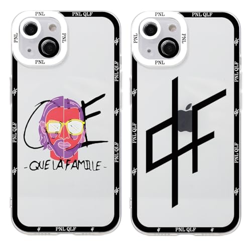 TBNMBGY 2 Stück Pop Singer Handyhülle für iPhone 12 Hülle 6,1",Cool Mode PNL QLF Sänger Rap Muster Case für Fans,Cartoon Transparent Schutzhülle Stoßfest Anti-Kratz Cover,Cool TBNMBGY 2 Stück Pop Singer Handyhülle für iPhone 12 Hülle 6,1",Cool Mode PNL QLF Sänger Rap Muster Case für Fans,Cartoon Transparent Schutzhülle Stoßfest Anti-Kratz Cover,Cool von TBNMBGY