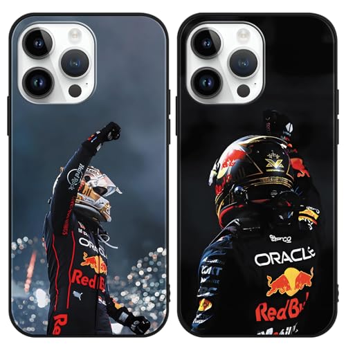 TBNMBGY 2 Stück Schutzhülle für Apple iPhone 15 Hülle 6.1", Formula 1 Rennfahrer Cool Muster Design Ästhetik, Silikon TPU Weich Schutzhülle Bumper Case für F1 Formel 1 Rennen Fans,Racing TBNMBGY 2 Stück Schutzhülle für Apple iPhone 15 Hülle 6.1", Formula 1 Rennfahrer Cool Muster Design Ästhetik, Silikon TPU Weich Schutzhülle Bumper Case für F1 Formel 1 Rennen Fans,Racing von TBNMBGY