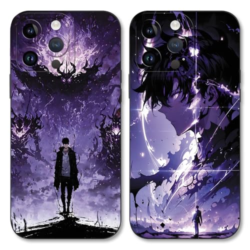 TBNMBGY 2 Stück Schwarz Cartoon Handyhülle für Samsung Galaxy S23 Ultra 5G 6.8" Hülle, Anime Motiv Heißblütiger Manga Muster Silikon TPU Case Fallschutz Kratzfest Stoßfest Jungs Schutzhülle, Muster TBNMBGY 2 Stück Schwarz Cartoon Handyhülle für Samsung Galaxy S23 Ultra 5G 6.8" Hülle, Anime Motiv Heißblütiger Manga Muster Silikon TPU Case Fallschutz Kratzfest Stoßfest Jungs Schutzhülle, Muster von TBNMBGY