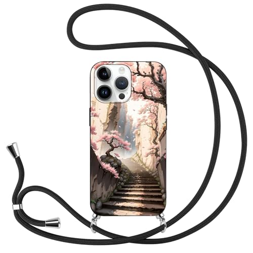 TBNMBGY Anime Handykette für Samsung Galaxy A35 5G Hülle 6.6'', Japanische Kirschblüten-Cartoon-Ästhetik mit Band, HandyHülle Necklace Handy Kette Kordel zum Umhängen SchutzHülle Phone Case TBNMBGY Anime Handykette für Samsung Galaxy A35 5G Hülle 6.6'', Japanische Kirschblüten-Cartoon-Ästhetik mit Band, HandyHülle Necklace Handy Kette Kordel zum Umhängen SchutzHülle Phone Case von TBNMBGY