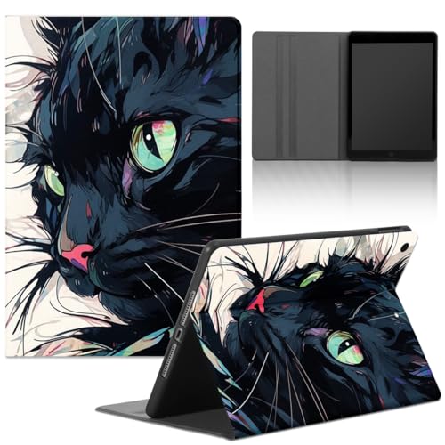 Tablet Hülle für Huawei MatePad Pro 13.2",Cartoon Anime Cat Oil Painting Katze Aesthetic Niedlich Muster mit Weiche PU Leder Flip Silicone TPU Cover Stoßfest Verstellbar Ständer Tablet Case,Mode Tablet Hülle für Huawei MatePad Pro 13.2",Cartoon Anime Cat Oil Painting Katze Aesthetic Niedlich Muster mit Weiche PU Leder Flip Silicone TPU Cover Stoßfest Verstellbar Ständer Tablet Case,Mode von TBNMBGY