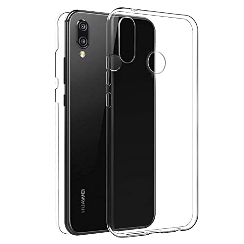 TBOC Hülle für Huawei Nova 3i [6.3"] - Cover [Transparent] Komplett [Silikon TPU] Full Body [360 Grad] Schutzhülle Vorder Hinten Seite Ultra Dünn Handy Tasche Anti Fingerabdruck Kratzer von TBOC