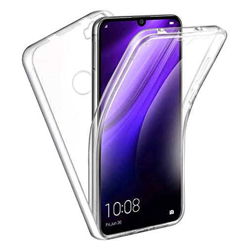 TBOC Hülle für Xiaomi Redmi Note 8T [6.3"] - Cover [Transparent] Komplett [Silikon TPU] Full Body [360 Grad] Schutzhülle Vorder Hinten Seite Ultra Dünn Handy Anti Fingerabdruck von TBOC