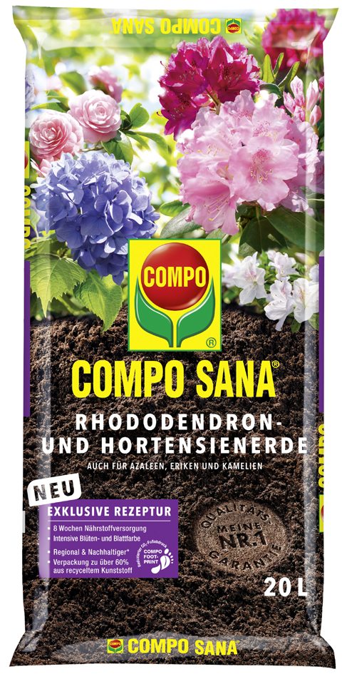 COMPO SANA Rhododendron- und Hortensienerde, 20 Liter von Compo