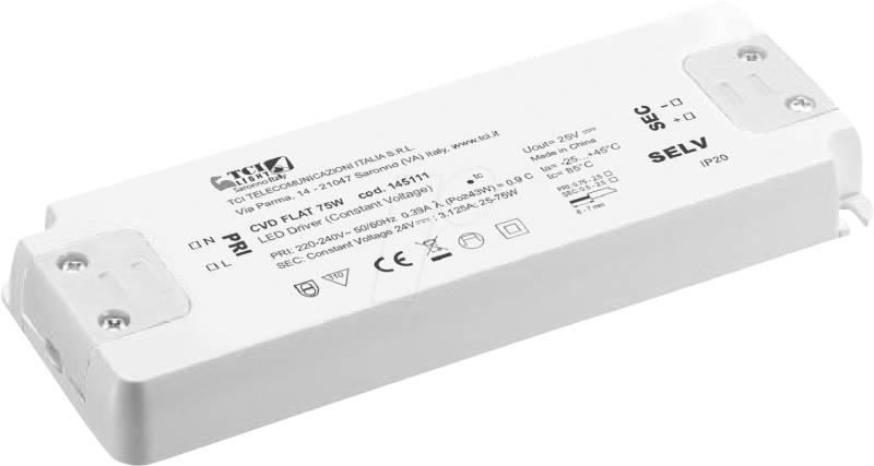 TCI 145112 - LED-Netzteil, 150 W, 24 V DC, CV von TCI