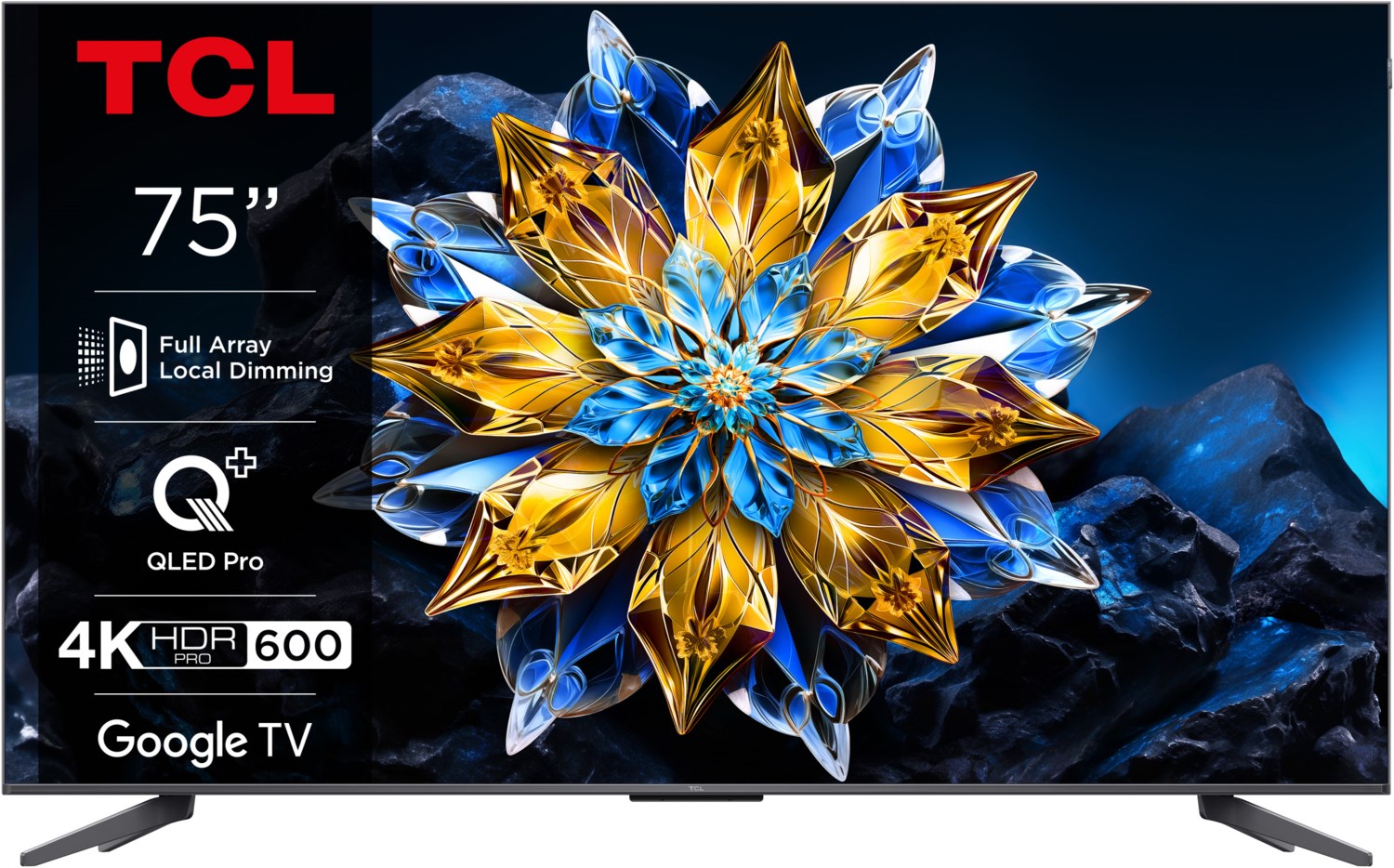 75C69B Pro 189 cm (75") QLED-TV brushed titanium / F von TCL