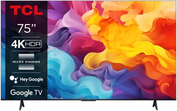 75V6B 189 cm (75") LCD-TV mit LED-Technik brushed titanium / E von TCL