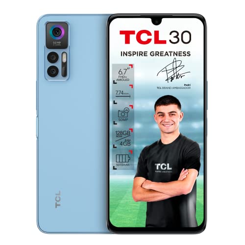 TCL Smartphone 30 6,7" 4GB 64GB Muse Blue von TCL
