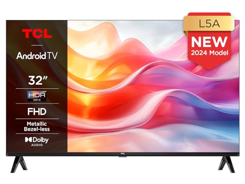 TCL 32L5A, 32 Zoll Fernseher, FHD, HDR smart TV unterstützt bei Android TV (Kindermodus, Dolby Audio, kompatibel mit Google Assistant) von TCL