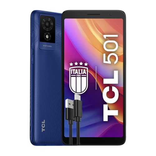 TCL 501–4G-Smartphone 32 GB,2 GB RAM, 6-Zoll-qHD-Display, Android 14 Go Edition, 5-MP-Kamera, 3000-mAh-Akku, Dual-Sim, 1 TB erweiterbarer Speicher, Ladegerät plus zusätzliches USB-C-Kabel,Glacial Blue TCL 501–4G-Smartphone 32 GB,2 GB RAM, 6-Zoll-qHD-Display, Android 14 Go Edition, 5-MP-Kamera, 3000-mAh-Akku, Dual-Sim, 1 TB erweiterbarer Speicher, Ladegerät plus zusätzliches USB-C-Kabel,Glacial Blue von TCL