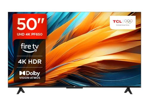 TCL 50PF650 50-Zoll 4K Ultra HD, HDR TV, Smart LED Fire TV (Dolby Vision, Dolby Atmos, DTS, HDR 10, Alexa integriert, Airplay2, Miracast) von TCL