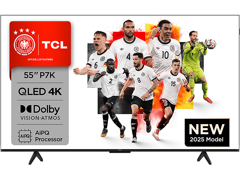TCL 55P7K QLED TV (Flat, 55 Zoll / 140 cm, UHD 4K, SMART TV) von TCL