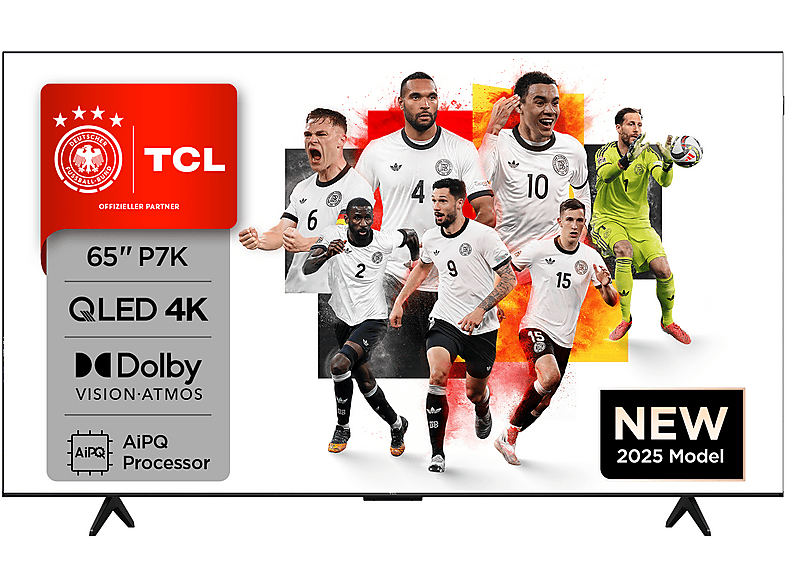 TCL 65P7K QLED TV (Flat, 65 Zoll / 165 cm, UHD 4K, SMART TV) von TCL