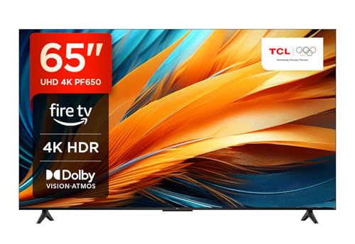 TCL 65PF650 65-Zoll 4K Ultra HD, HDR TV, Smart LED Fire TV (Dolby Vision, Dolby Atmos, DTS, HDR 10, Alexa integriert, Airplay2, Miracast) von TCL