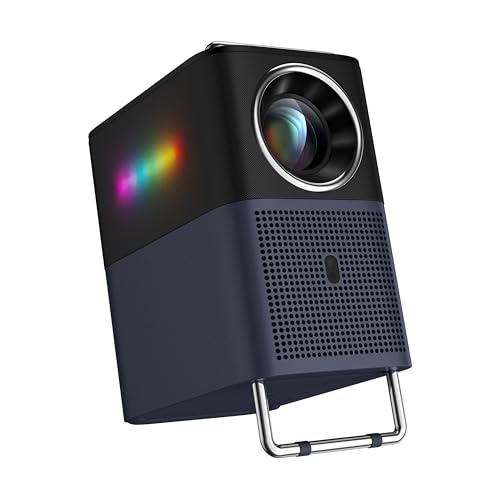 TCL Intelligenter Projektor A1 1080P FHD mit Google TV und Netflix-Zertifizierung, Außen- und Innenbereich, WiFi/Bluetooth, 16 W Audio, Digitale Dolby-Audioverarbeitung, Spielmodus, 120°-Bildschirm von TCL