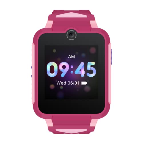 TCL MOVETIME MT42X – Smartwatch für alle Familie – Smart Watch mit GPS – sofortige Kommunikation mit Kindern über 4G – Teilen von Lokalisierung in Direct – Akku mit Langer Lebensdauer – Sakura Pink von TCL