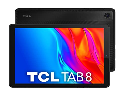 TCL Mobile TAB 8 4G Tablet (8 Zoll (20,3 cm) HD, Quad-Core, 2 GB RAM, 32 GB Speicher, erweiterbar auf 256 GB für MicroSD, Akku 4080 mAh, Android 11, Prime Black von TCL