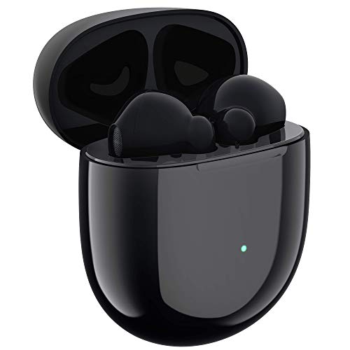 TCL - MoveAUDIO S200 Kabellose Kopfhörer (Geräuschunterdrückung, Bluetooth 5.0, Schnellladung, extra dünne Ladehülle, IP54, Touch) schwarz von TCL