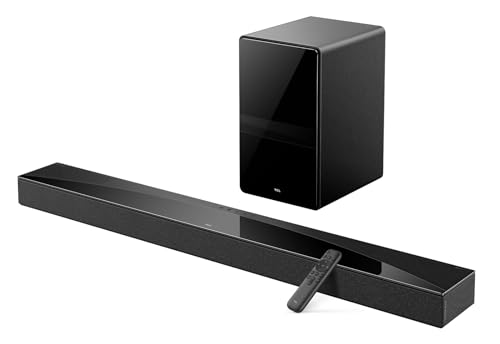 TCL Q75H 5.1.2 Kanal RayDanz Technologie Dolby Atmos & DTS:X Soundbar mit kabellosem Subwoofer, Verknüpfung via HDMI 2.1 und BT 5.3 TCL Q75H 5.1.2 Kanal RayDanz Technologie Dolby Atmos & DTS:X Soundbar mit kabellosem Subwoofer, Verknüpfung via HDMI 2.1 und BT 5.3 von TCL
