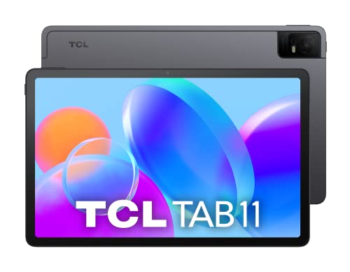 TCL TAB 11 Wi-Fi Tablet 11" 2K Android 13, 4GB RAM, 64GB erweiterbarer Speicher, 8000mAh Akku, Dark Grey [Italien] von TCL