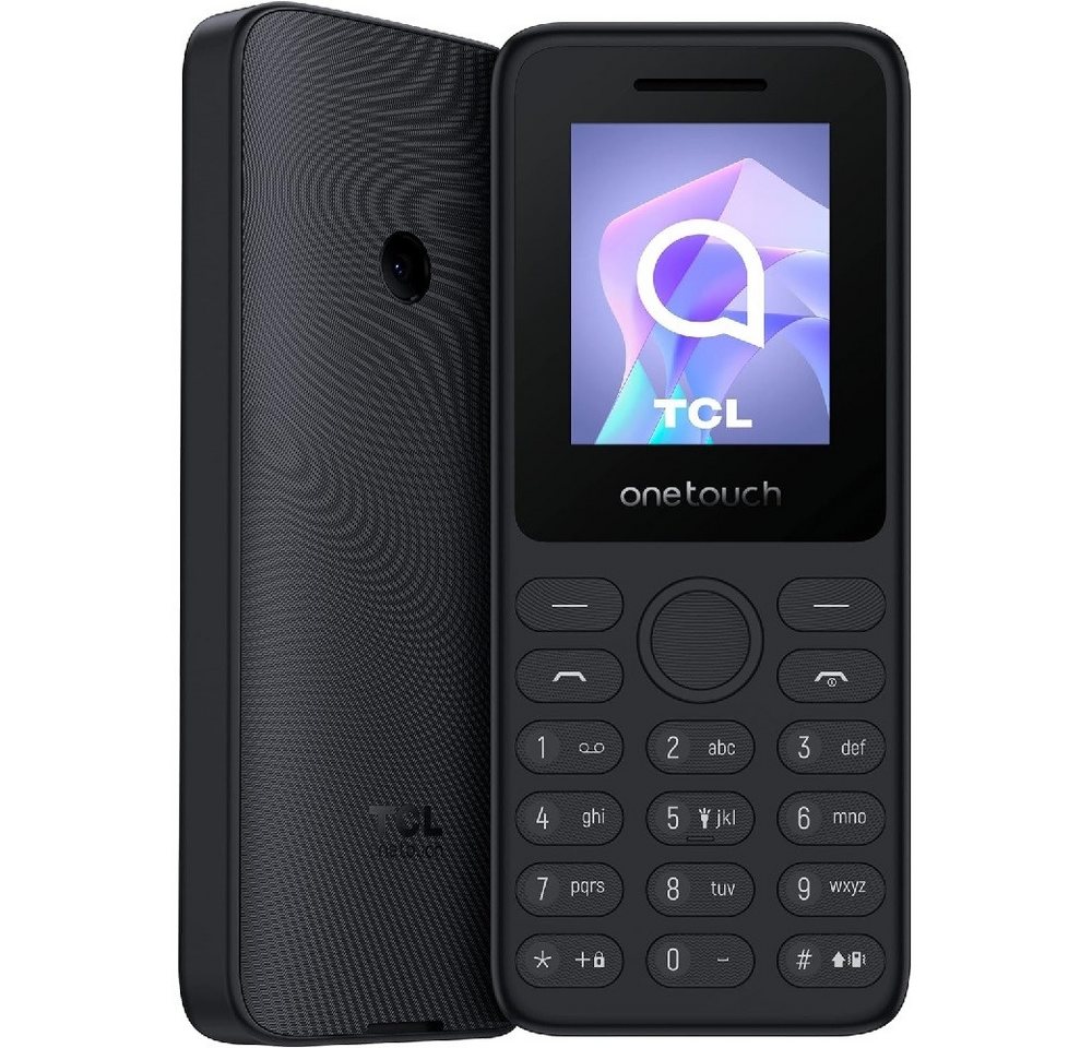 TCL TCL T301P OneTouch 4021 2G, grau - Kompaktes Handy. Smartphone (1.77 Zoll, Kompakte Tastenhandy Bauform) von TCL