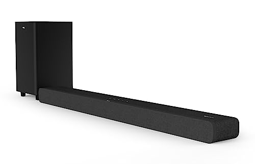 TCL TS8132 3.1.2 Kanal Dolby Atmos Soundbar mit kabellosem Subwoofer für TV, kabellose Bluetooth Soundbar (39-Zoll-Lautsprecher, funktioniert mit Google, Alexa und Apple Airplay, HDMI e-ARC) Black von TCL