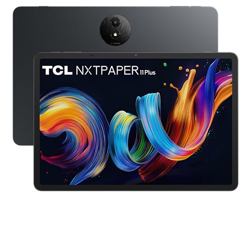 TCL Tab NXTPAPER 11 Plus Display NXTPAPER 4.0 11.5", Helio G100, 16GB RAM (8+8GB RAM Expansion), Mem 256GB, Bat 8000mAh, Android 15, 8MP Kamera, Metallausführung, IP54, zusätzliches USB-Kabel von TCL