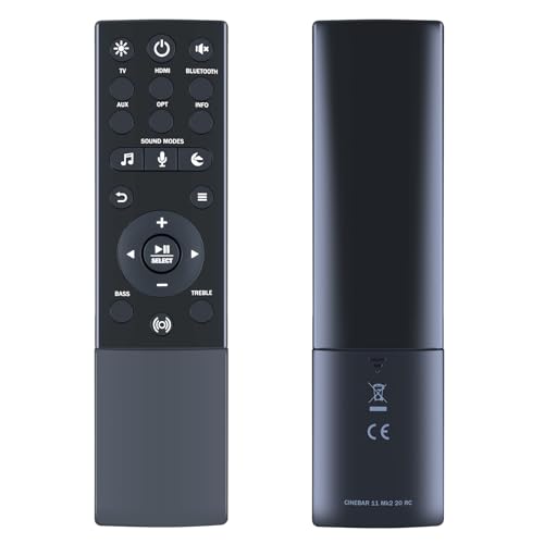 TCNOUMT Ersatz-Fernbedienung für Teufel CINEBAR 11 MK2 20RC Soundbar Audio-Lautsprechersystem, MK220RC Soundbar-Fernbedienung ersetzen TCNOUMT Ersatz-Fernbedienung für Teufel CINEBAR 11 MK2 20RC Soundbar Audio-Lautsprechersystem, MK220RC Soundbar-Fernbedienung ersetzen von TCNOUMT
