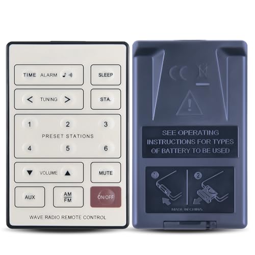 TCNOUMT Ersatz Bose Fernbedienung kompatibel mit Bose Wave Radio CD AWRC A7 AWR1-2W AWR1-1W AWR113 AWR131 AWR1W1, Weiß TCNOUMT Ersatz Bose Fernbedienung kompatibel mit Bose Wave Radio CD AWRC A7 AWR1-2W AWR1-1W AWR113 AWR131 AWR1W1, Weiß von TCNOUMT