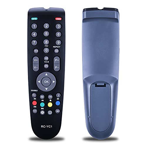 TCNOUMT Neu Ersatzfernbedienung Kompatibel für Grundig TV RC-YC1 RC-GD1 RC-RC1 RC-23 RCYC1 YD1187R YD1187R-1 YD1187R-2 22XLE3220BA 32GLX2600 32GLX3002T 32XLC3220BA 32VLE4304BF RC-Y1 TCNOUMT Neu Ersatzfernbedienung Kompatibel für Grundig TV RC-YC1 RC-GD1 RC-RC1 RC-23 RCYC1 YD1187R YD1187R-1 YD1187R-2 22XLE3220BA 32GLX2600 32GLX3002T 32XLC3220BA 32VLE4304BF RC-Y1 von TCNOUMT