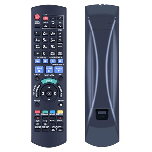 TCNOUMT Neu Ersatzfernbedienung für Panasonic DVD Disc Recorder N2QAYB000474 N2QAYB000644 Fernbedienung DMR-XS400 DMR-BS785 DMR-BS885 DMR-EX773EBK DMR-EX83EB-K DMR-EX86EB-K TCNOUMT Neu Ersatzfernbedienung für Panasonic DVD Disc Recorder N2QAYB000474 N2QAYB000644 Fernbedienung DMR-XS400 DMR-BS785 DMR-BS885 DMR-EX773EBK DMR-EX83EB-K DMR-EX86EB-K von TCNOUMT
