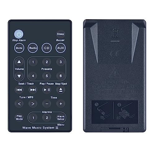 TCNOUMT Neue Ersatz-Soundbar-Fernbedienung kompatibel für Bose Sound Touch Wave Music Radio System I II III IV Passend für Bose Wave Music System III AWRCC1 AWRCC2 AWRCC3 von TCNOUMT
