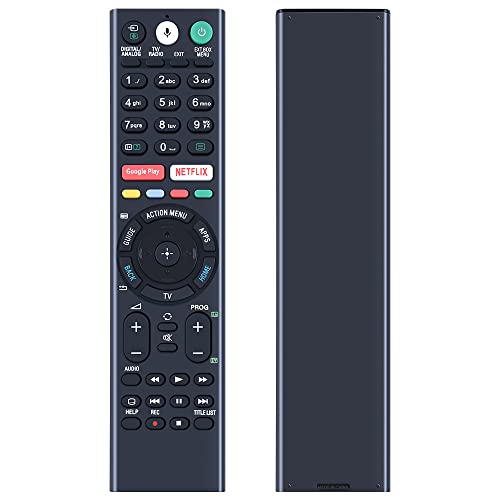 RMF-TX310E Voice Fernbedienung Ersatz für Sony Bravia TV KD-43XE8004 KD-43XE8005 KD-43XE8077 KD-43XE8088 KD-43XE8096 KD-43XE8099 KD-43XF7596 KD-43XF8096 KD-49XF9005 von TCNOUMT