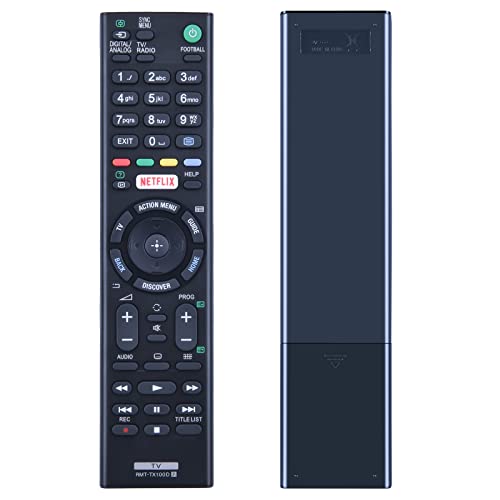 RMT-TX100D Fernbedienung Ersatz für Sony Bravia Smart TV RMT-TX100D RMT-TX101J RMT-TX102U RMT-TX102D Fernbedienung - keine Einrichtung erforderlich von TCNOUMT
