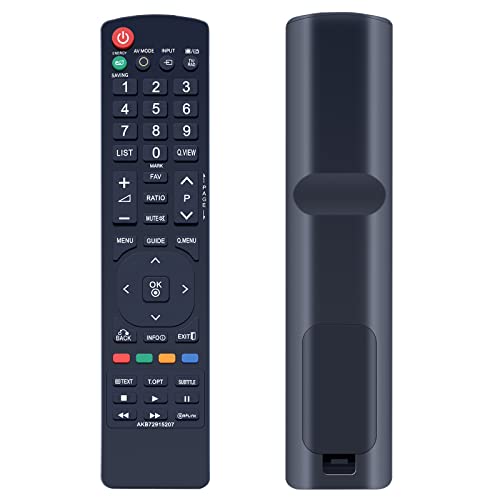 TCNOUMT AKB72915207 Fernbedienung Ersatz für LG TV 19LD350 22LD350 26LD350 32LD350 32LD465 37LD450 37LD465 42LD420 42LD450 42LD465 47LD420 47LD450 32LE3300 von TCNOUMT