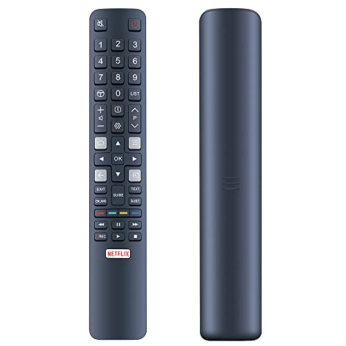 TCNOUMT CRC802N YNI1 Fernbedienung Ersatz für Thomson Fernbedienung für TCL TV Fernbedienung RC802N 43P615 43P715 50P715 43P20US 50P20US 55P20US 60P20US 65P20US 55X2US 55X4US von TCNOUMT