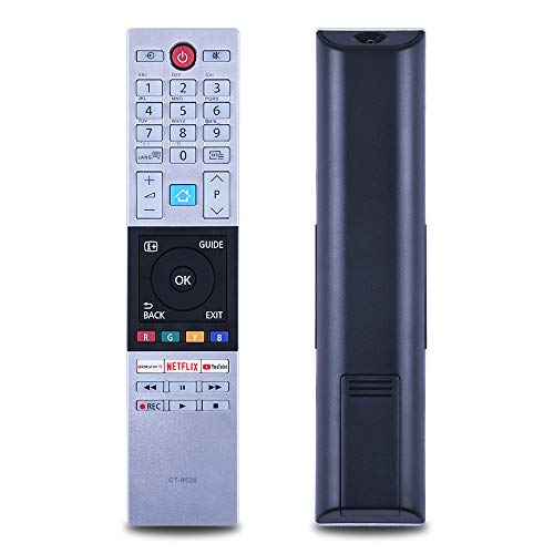 TCNOUMT CT-8528 Fernbedienung Kompatibel mit Toshiba 4K UHD TV 24D3863DB 28W3863DB 43V5863DA 43L2863DB 43U5863DA 48L2863DB 49U6863DB 55V5863DA 65U6863DB TCNOUMT CT-8528 Fernbedienung Kompatibel mit Toshiba 4K UHD TV 24D3863DB 28W3863DB 43V5863DA 43L2863DB 43U5863DA 48L2863DB 49U6863DB 55V5863DA 65U6863DB von TCNOUMT