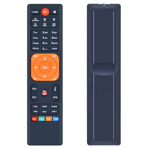 TCNOUMT Ersatz-Fernbedienung für GTMEDIA V7S V8PRo V7 Plus Freesat V7 Satelliten-TV-Receiver Digitalempfänger TCNOUMT Ersatz-Fernbedienung für GTMEDIA V7S V8PRo V7 Plus Freesat V7 Satelliten-TV-Receiver Digitalempfänger von TCNOUMT