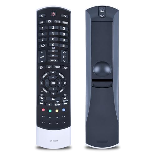 TCNOUMT Ersatzfernbedienung CT-90388 für Toshiba TV 32RL838 32RL838G 32TL838 32TL868 40TL838G 40TL838R 40TL868G 40RL838 46TL838 46TL838G 46TL838F-Keine Einrichtung erforderlich TCNOUMT Ersatzfernbedienung CT-90388 für Toshiba TV 32RL838 32RL838G 32TL838 32TL868 40TL838G 40TL838R 40TL868G 40RL838 46TL838 46TL838G 46TL838F-Keine Einrichtung erforderlich von TCNOUMT